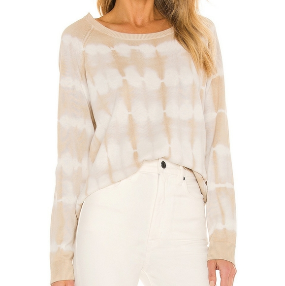 Sanctuary Sweaters - NWT Sanctuary Modern Beige Tie Dye Pullover XL